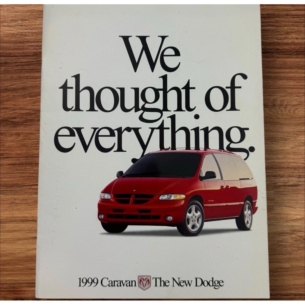 1999 Dodge Caravan‎ Grand Caravan Sales Brochure SE Sport LE ES Specs Catalog